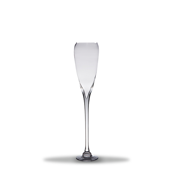 hakbijl - Vazo Vase On Foot Champagne cc 13*13*60 cm